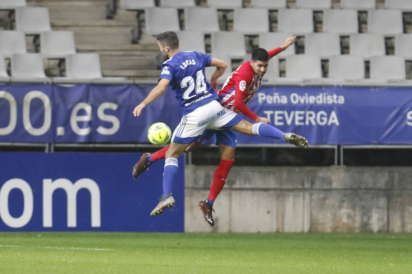 Fotos: Las mejores imágenes del derbi asturiano. Oviedo - Sporting