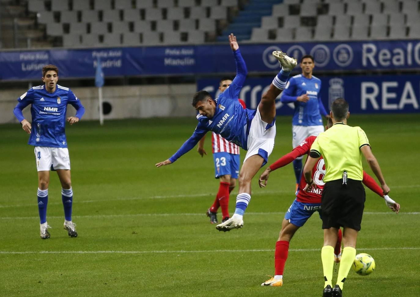 Fotos: Las mejores imágenes del derbi asturiano. Oviedo - Sporting