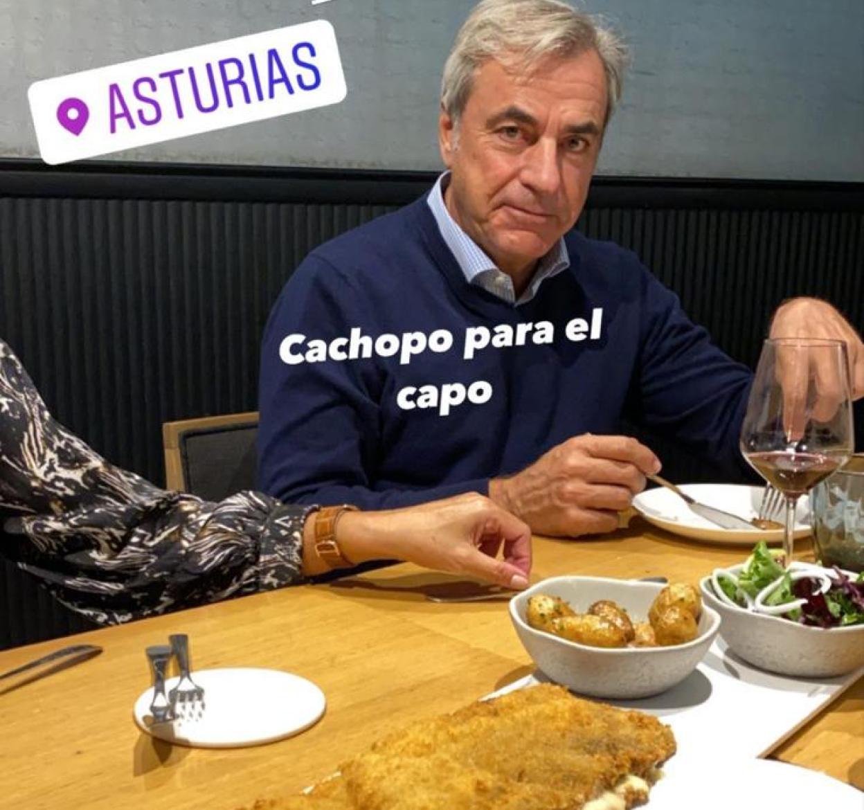 Captura de las redes sociales de Carlos Sainz.