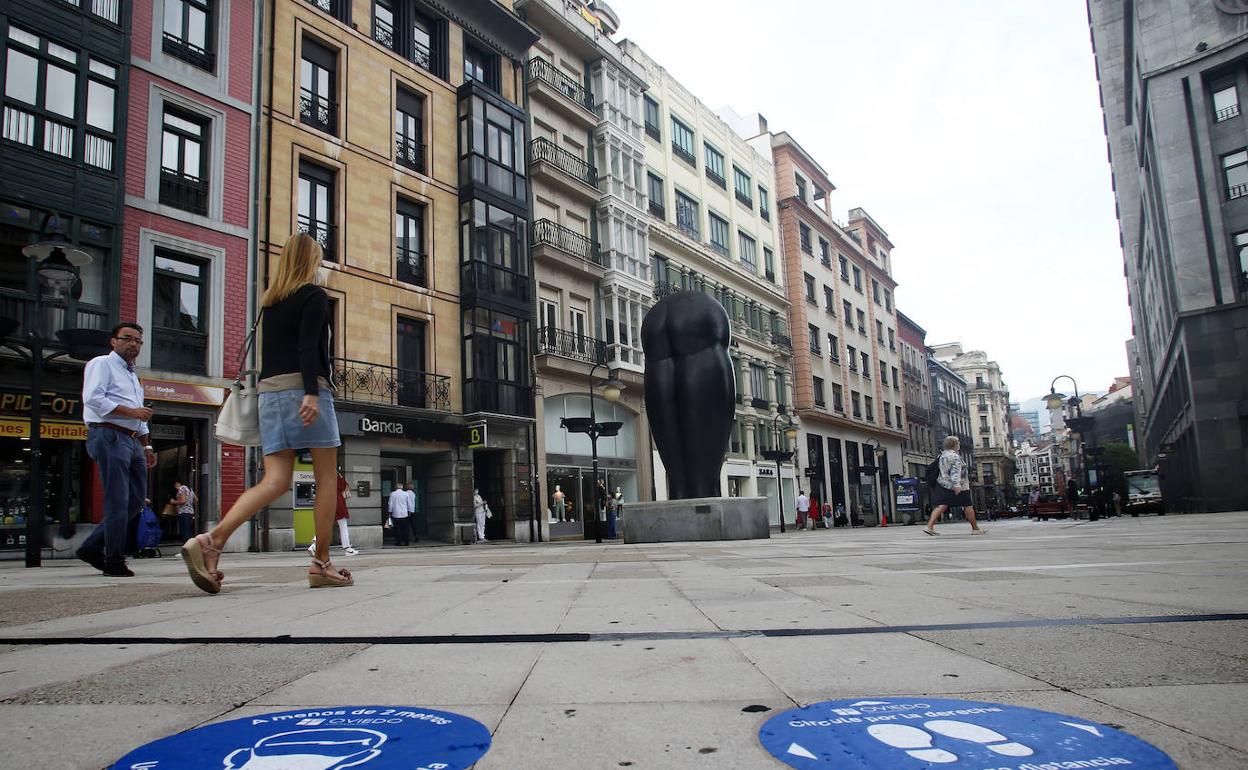 Calle Palacio Valdés de Oviecdo