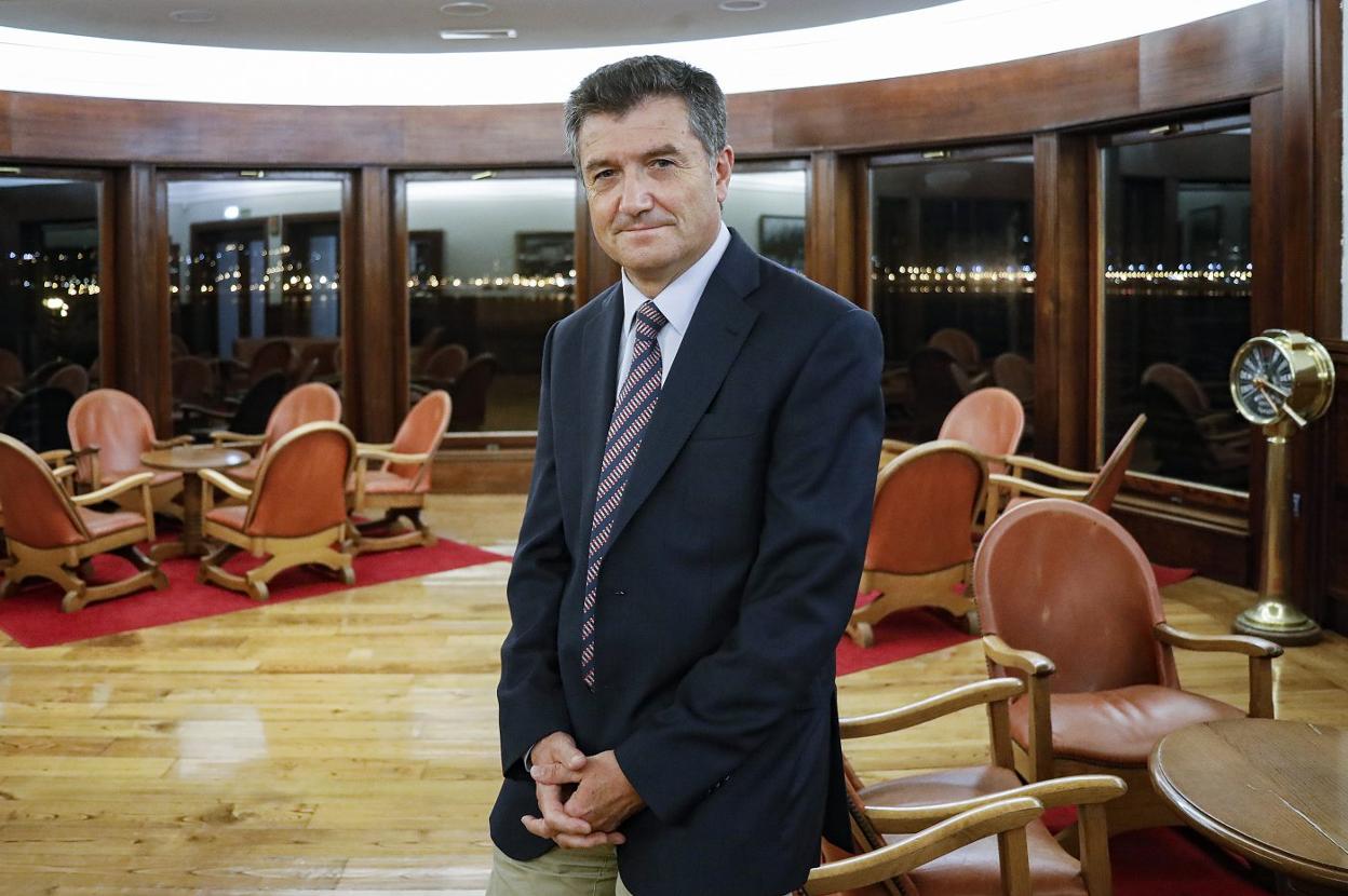 Alfredo Alegría, en las instalaciones del club. 