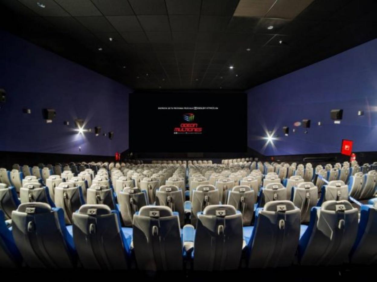 Una de las salas de los cines Odeon de ParqueAstur. 