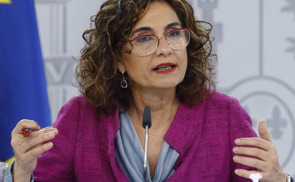 María Jesús Montero, ministra de Hacienda 