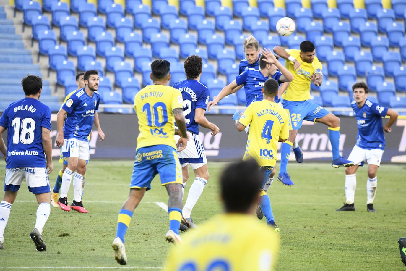 Jugadas del partido disputado este sábado en tierras canarias entre Las Palmas y el Real Oviedo. 