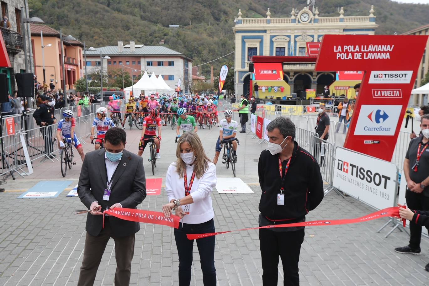 Segunda jornada de la Vuelta Ciclista en tierras asturianas, que transcurrió entre Pola de Laviana y L'Angliru.