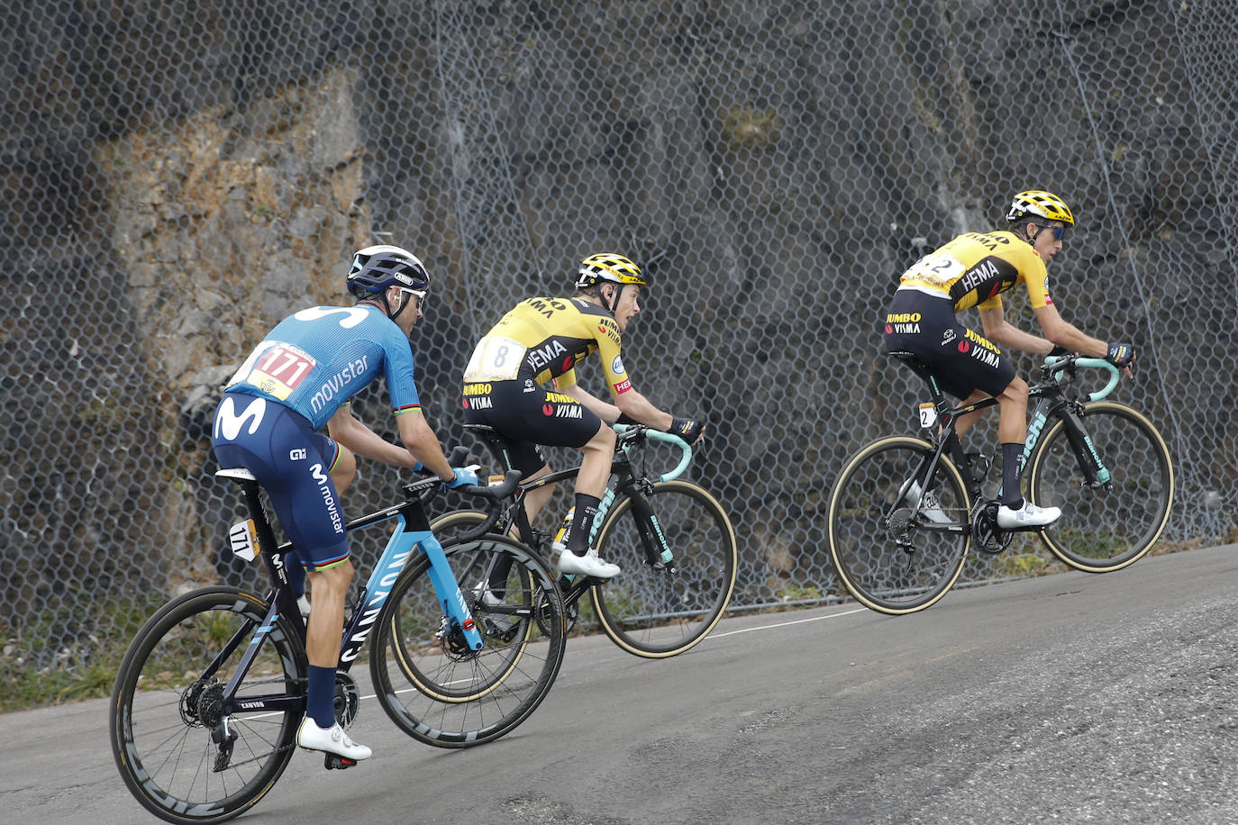 Segunda jornada de la Vuelta Ciclista en tierras asturianas, que transcurrió entre Pola de Laviana y L'Angliru.