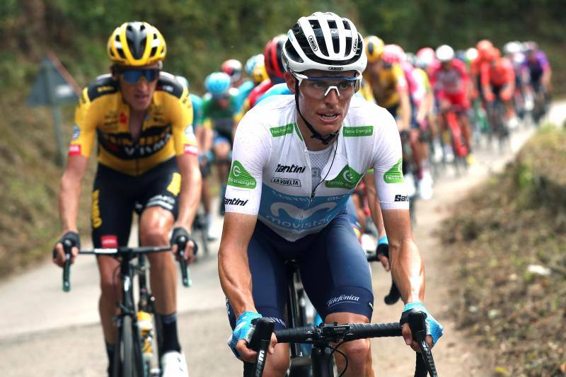 Segunda jornada de la Vuelta Ciclista en tierras asturianas, que transcurrió entre Pola de Laviana y L'Angliru.