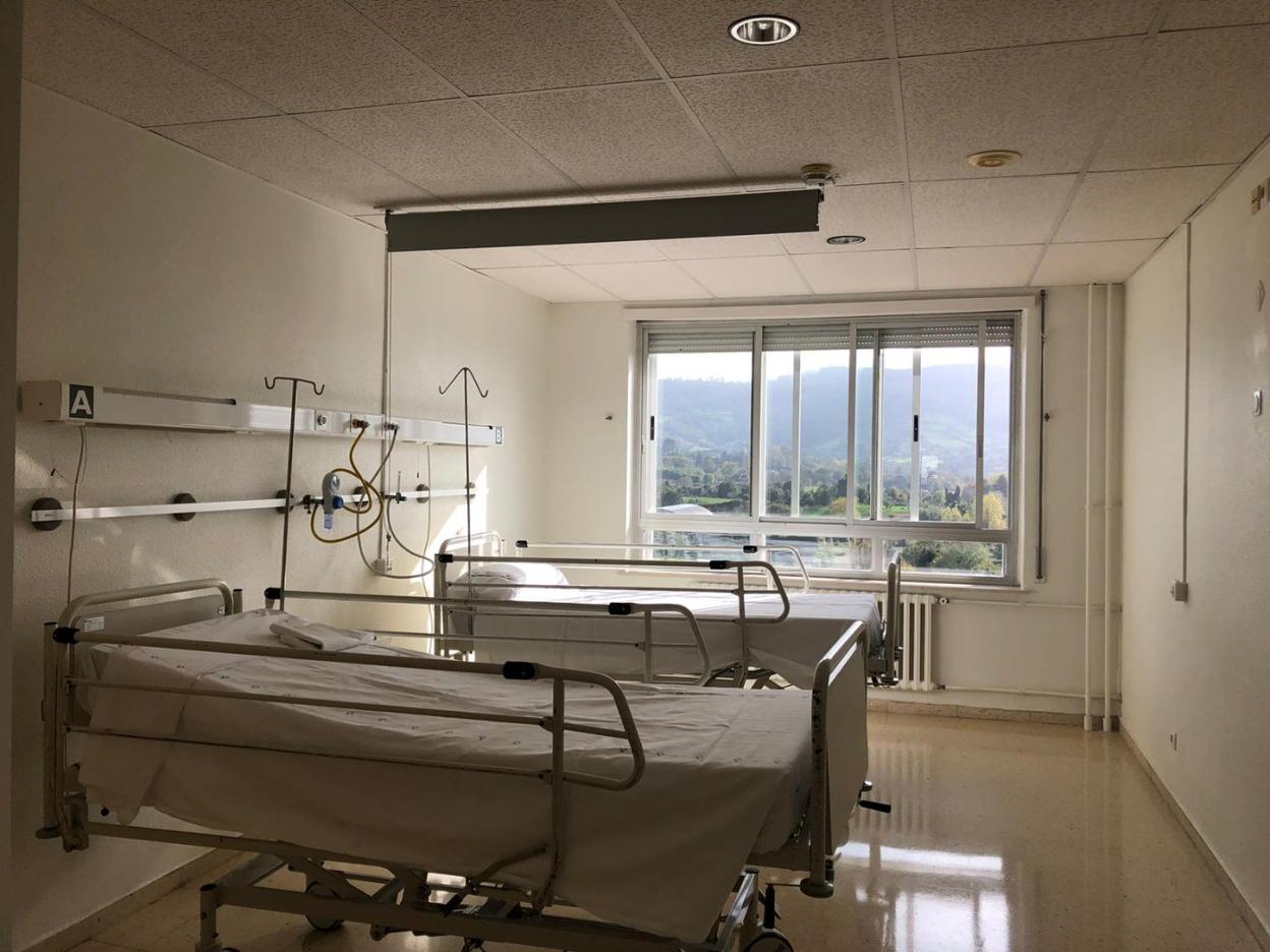 Una de las habitaciones de hospitalización ganadas en la quinta planta impar. En total son 34 nuevas camas. 