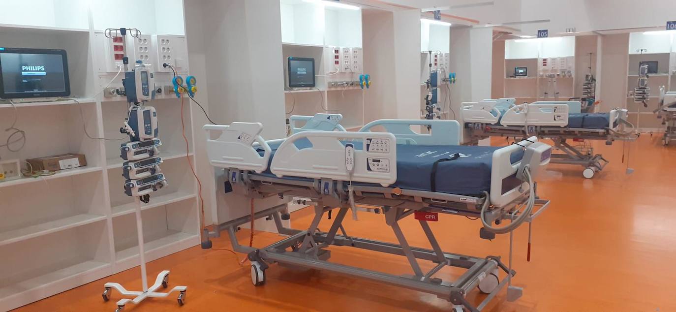 El Principado dispone de 19 nuevas camas para pacientes críticos. Más de cuarenta profesionales han trabajado en la adaptación de estas instalaciones, después de que el número de casos y de hospitalizaciones en la región no deje de aumentar. 