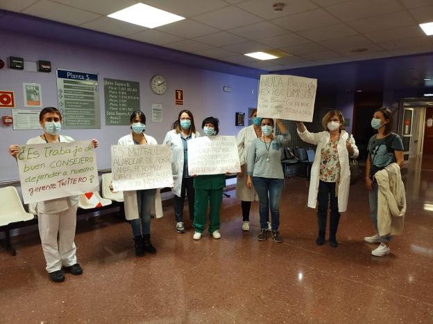 Coronavirus en Asturias | Los sanitarios de Cabueñes protestan por una presión asistencial «terrorífica»