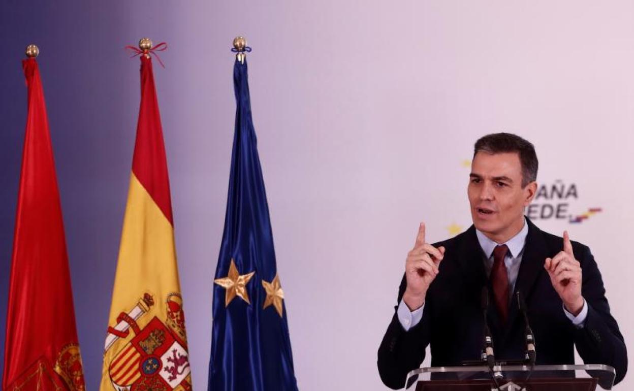 El presidente del Gobierno Pedro Sánchez 