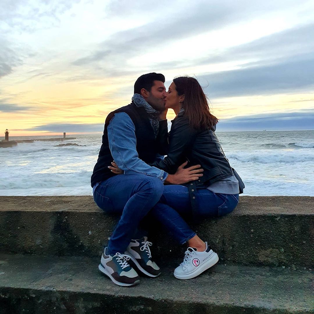 Paula y Miguel, durante su viaje a Oporto, donde visitaron a Sara Carbonero e Iker Casillas. 