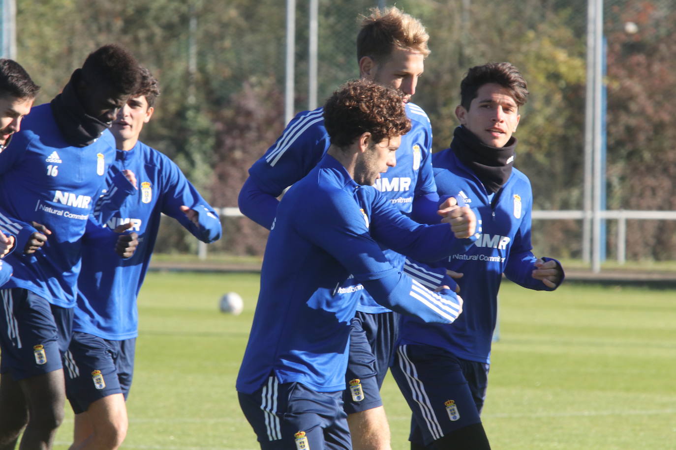 Los azules, preparando su próximo partido ante el Almería