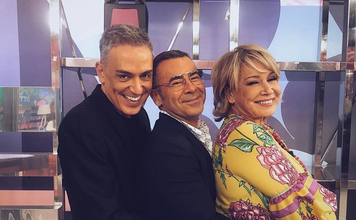 Kiko Hernández, Jorge Javier Vázquez y Mila Ximénez. 