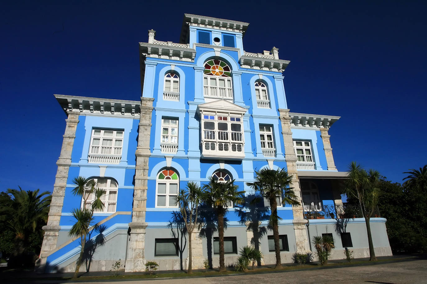 Quinta Guadalupe, edificio que hoy alberga el Archivo de Indianos, en Colombres, Asturias 