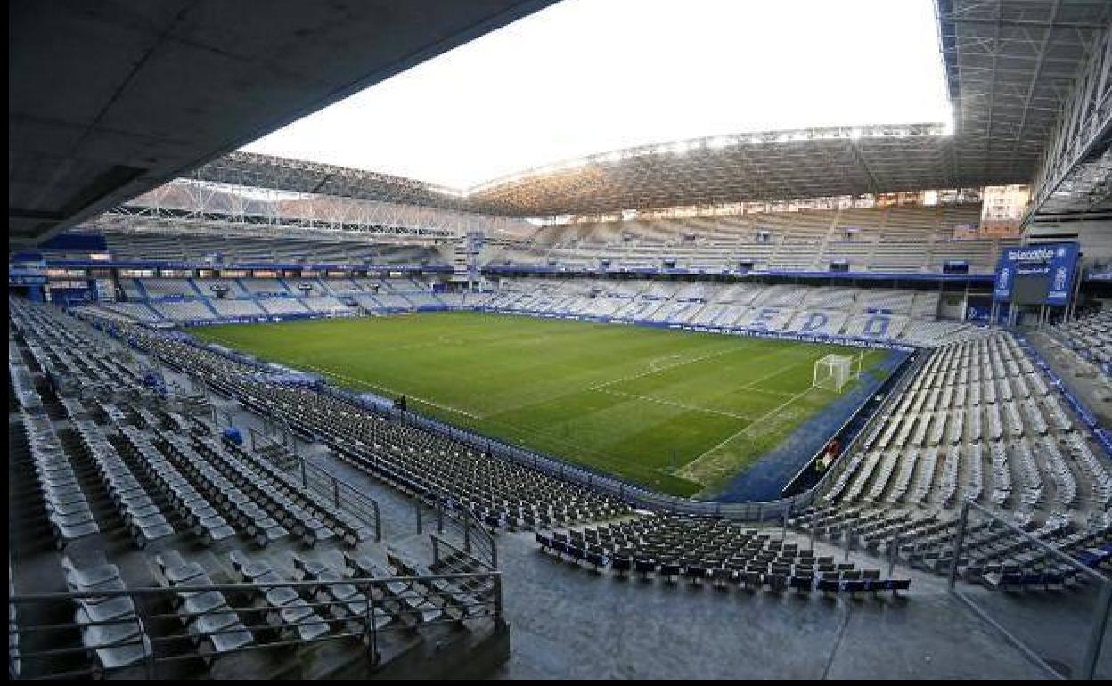 El Real Oviedo lanza la campaña «un euro por asiento» para ayudar al Banco de Alimentos