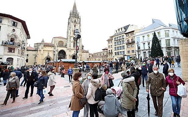 Plaza de la Catedral en Oviedo