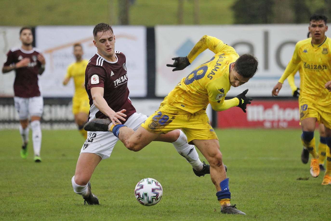 El Lealtad recibió en Les Caleyes al Alcorcón, en la primera eliminatoria de la Copa del Rey