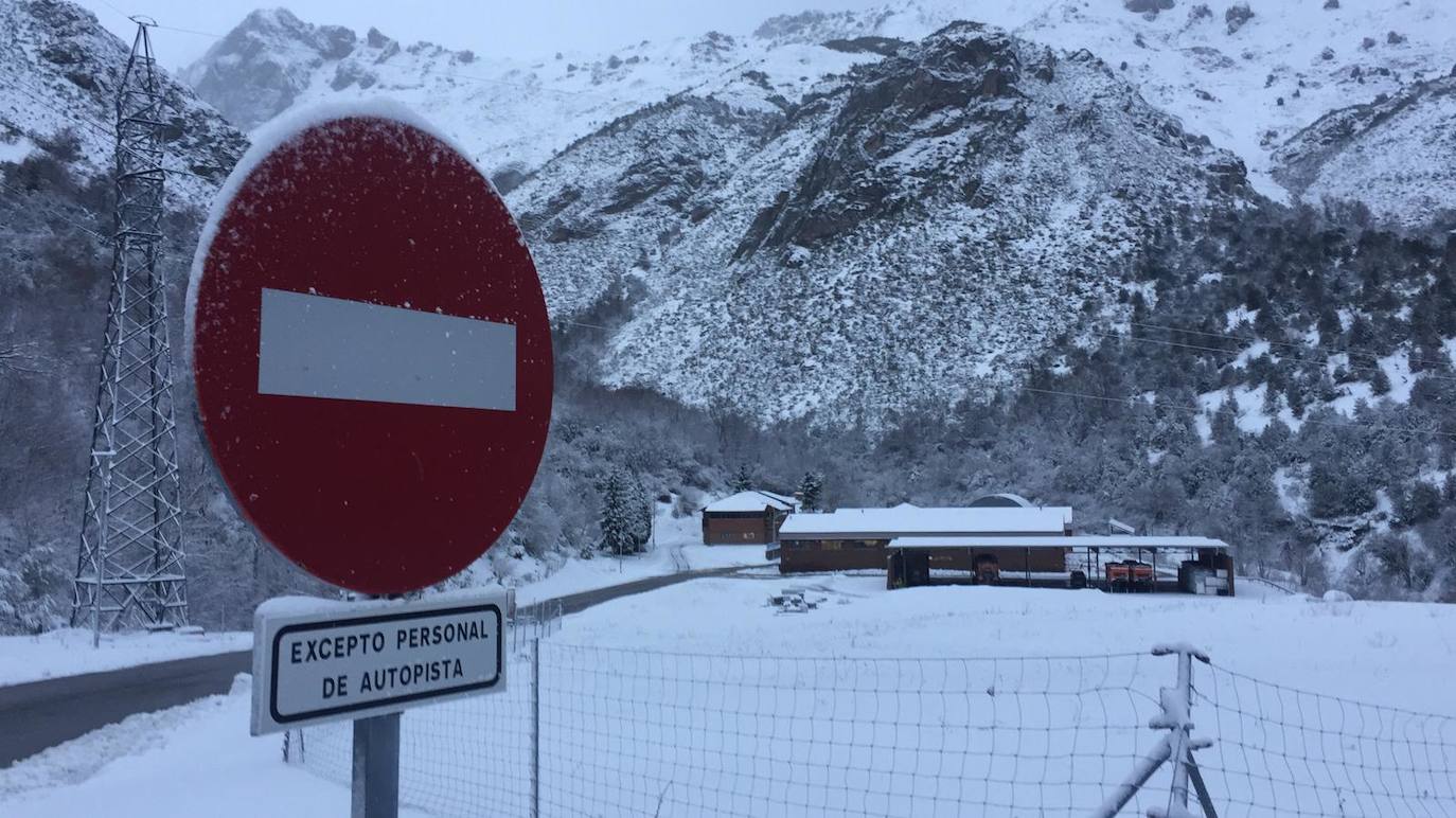 La borrasca 'Bella' ha provocado más de 1.900 incidencias en Asturias y complica las comunicaciones. La nieve acumulada en las últimas horas, que ha cerrado el puerto del Connio, obliga a usar cadenas en 15 altos de montaña. Los fuertes vientos han procovado la caída de árboles y la Aemet mantiene el litoral del Principado en alerta roja por olas de hasta diez metros 
