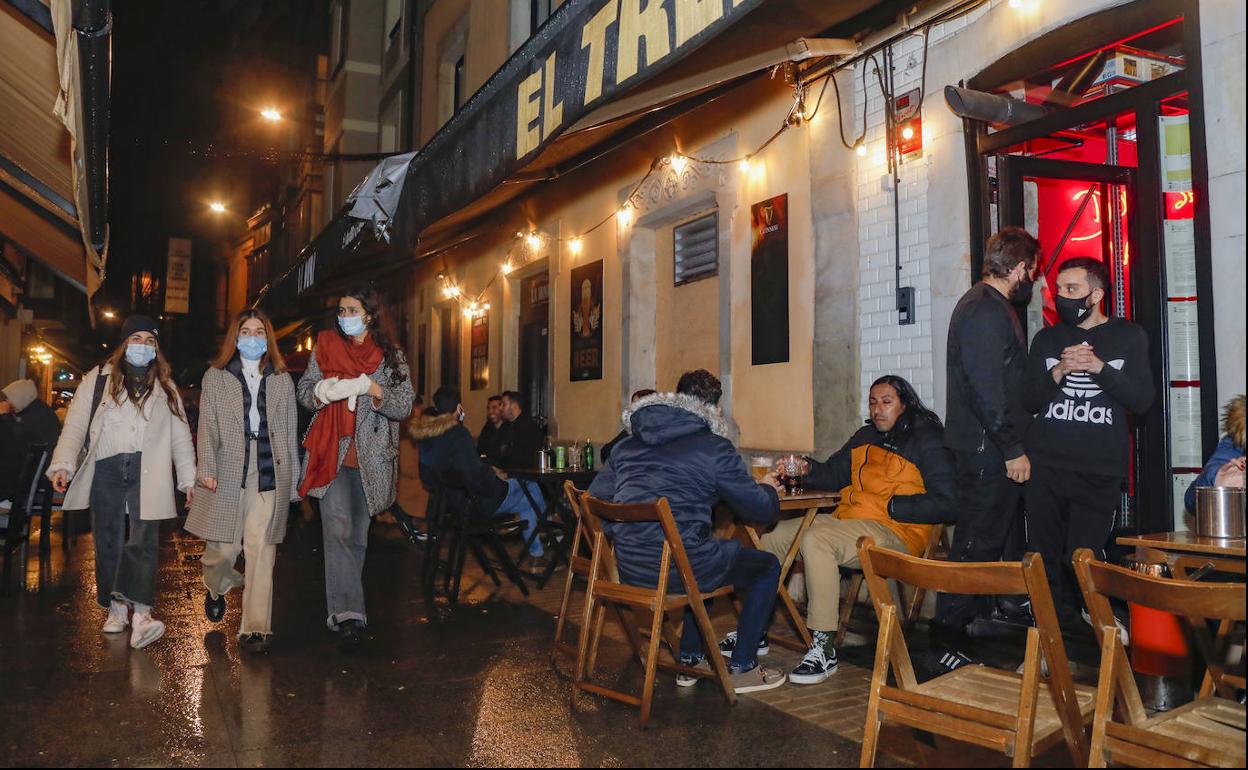 Ambiente en la Ruta de los Vinos este jueves.