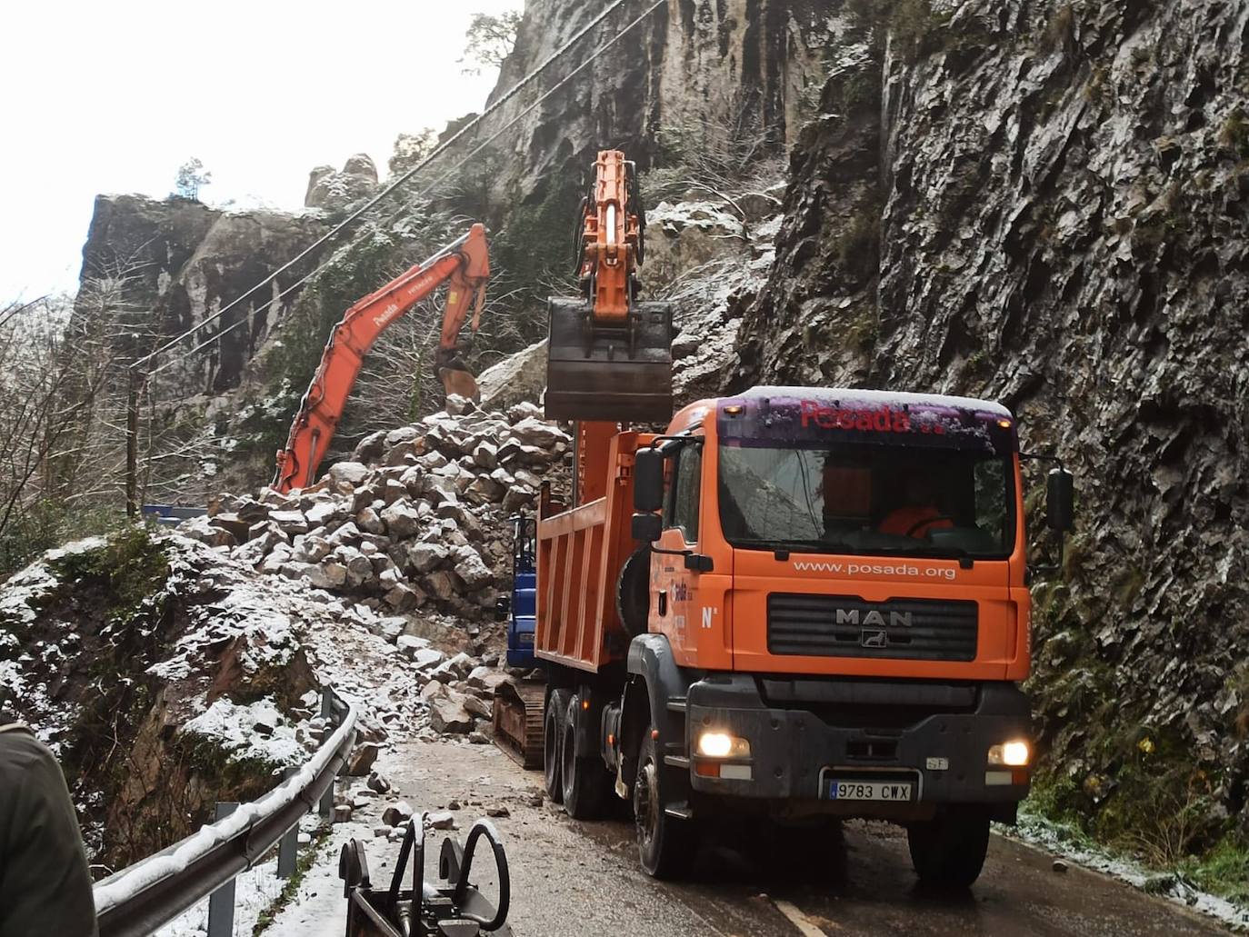 Temporal de frío y nieve en Asturias