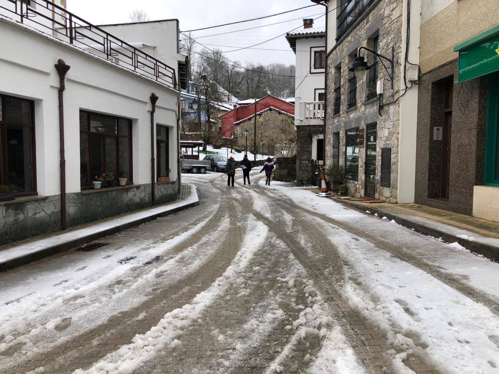 Temporal de frío y nieve en Asturias