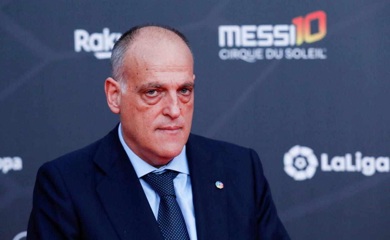 Javier Tebas, presidente de La Liga.