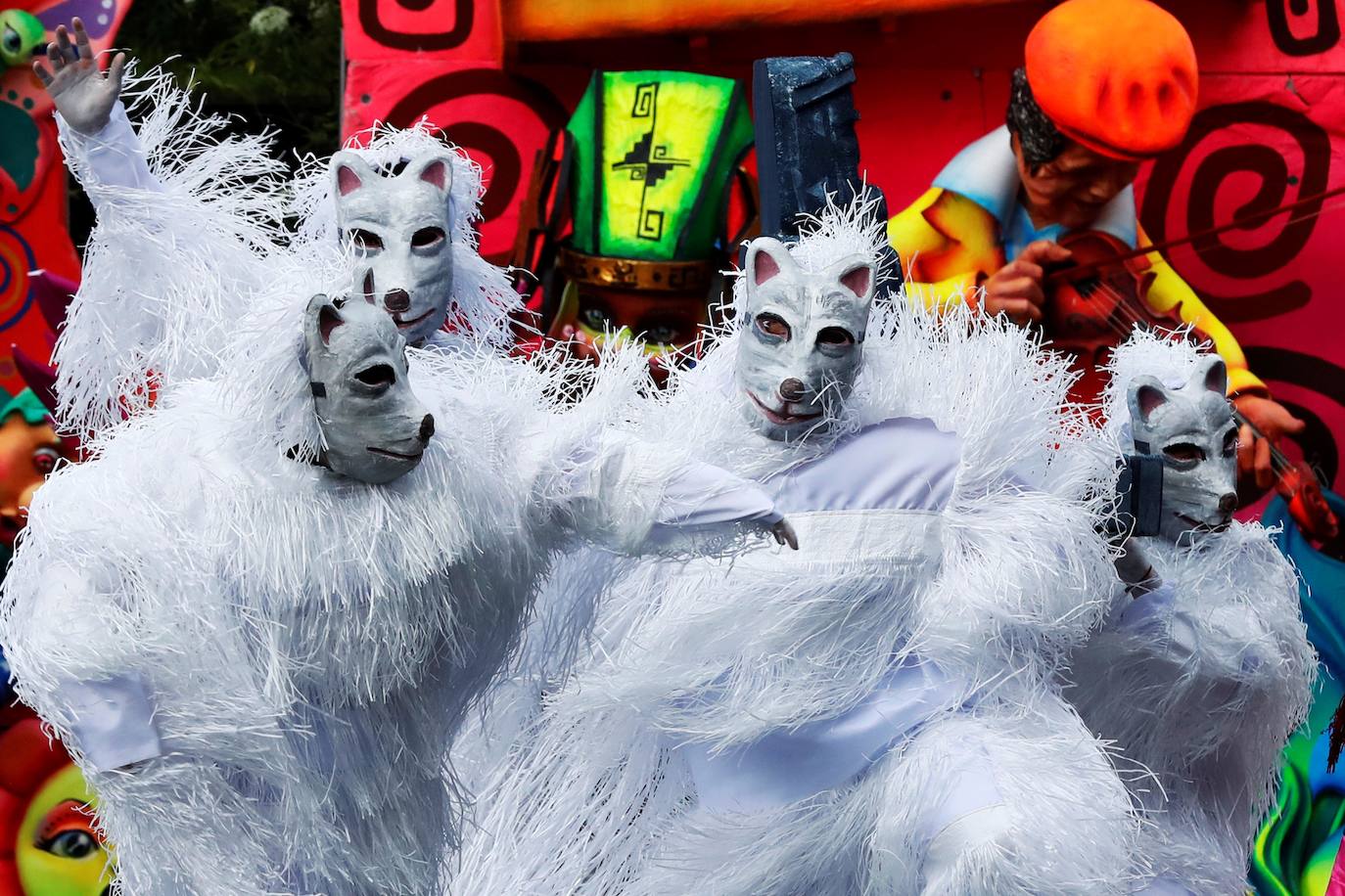 El Carnaval de Negros y Blancos, Patrimonio Cultural Inmaterial de la Humanidad, se celebra estos días con restricciones en el sur de Colombia 