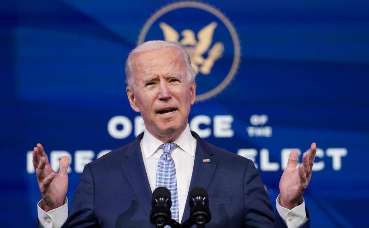 Joe Biden, presidente electo de Estados Unidos.