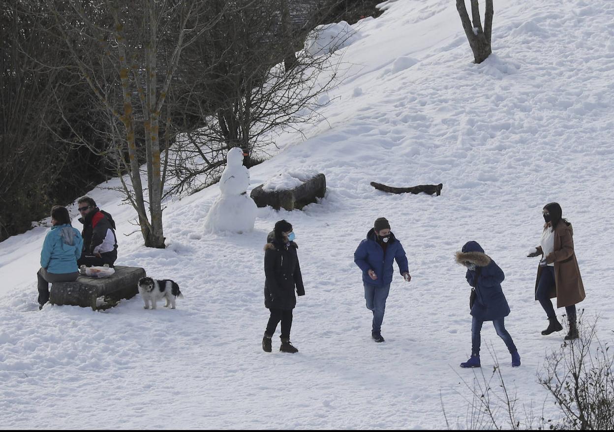 Día de Reyes a 10 grados bajo cero en Asturias