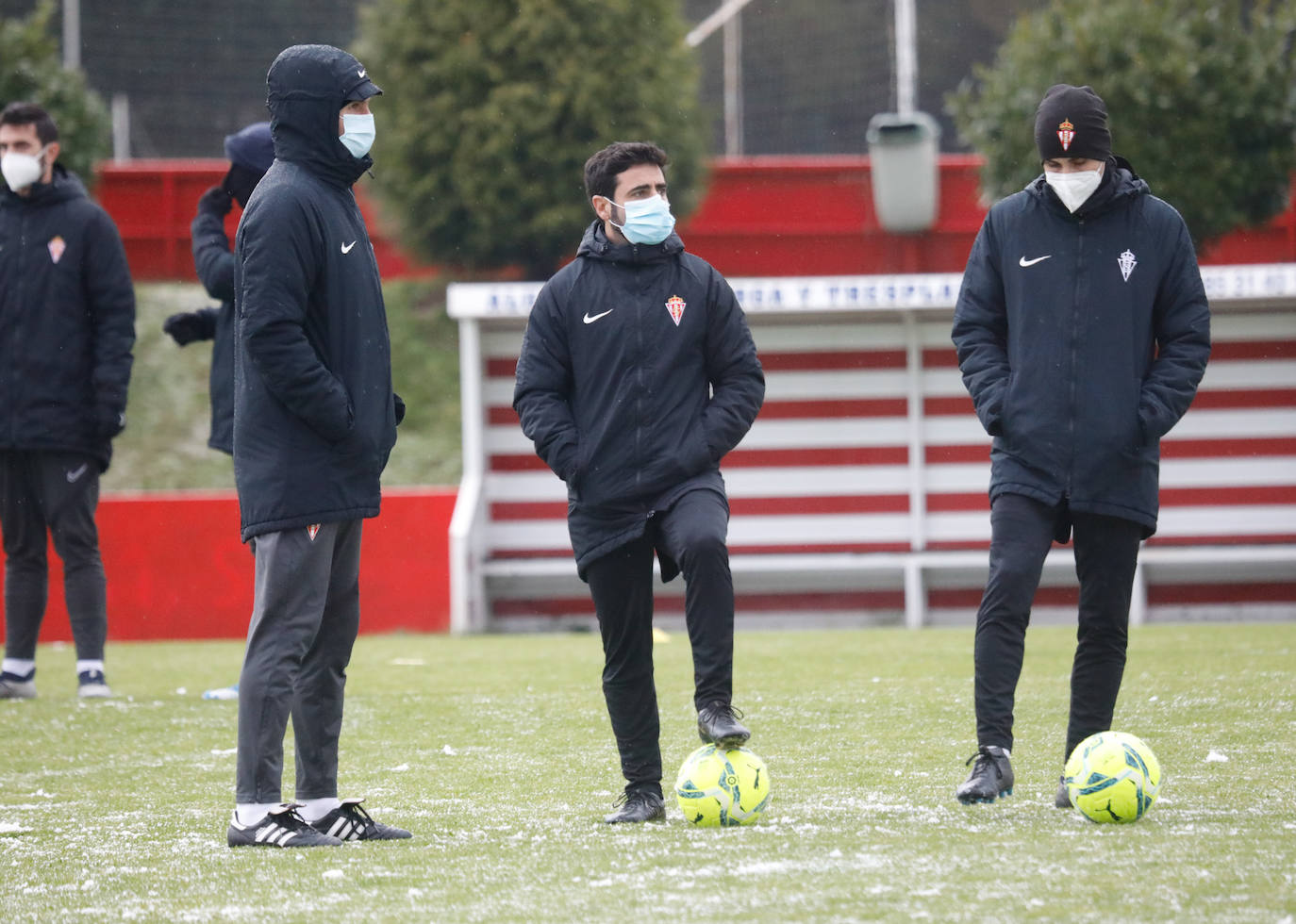 Fotos: Entrenamiento del Sporting (09-01-2021)