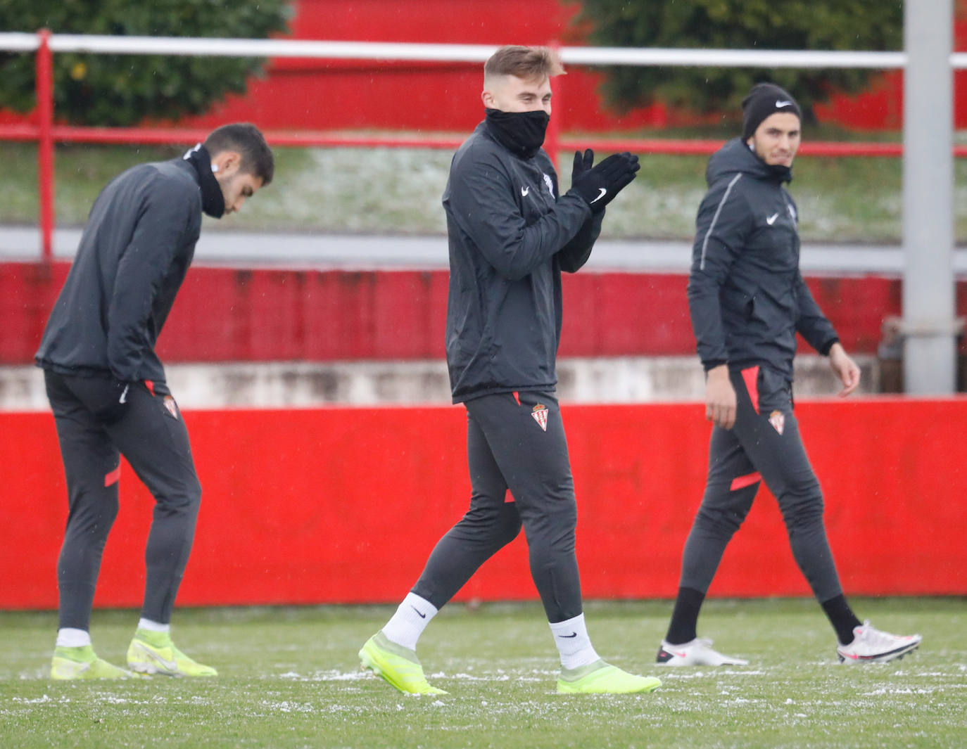 Fotos: Entrenamiento del Sporting (09-01-2021)