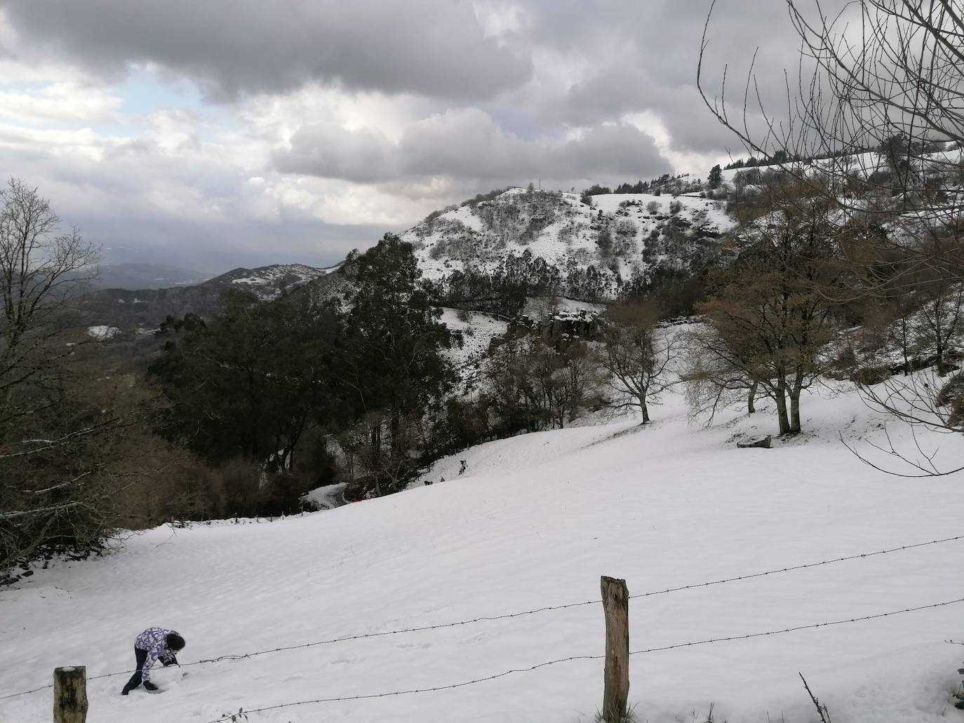 El 27 por ciento de las carreteras asturianas están cerradas o con cadenas y los escolares de cuarenta concejos no podrán volver a clase hasta el miércoles.