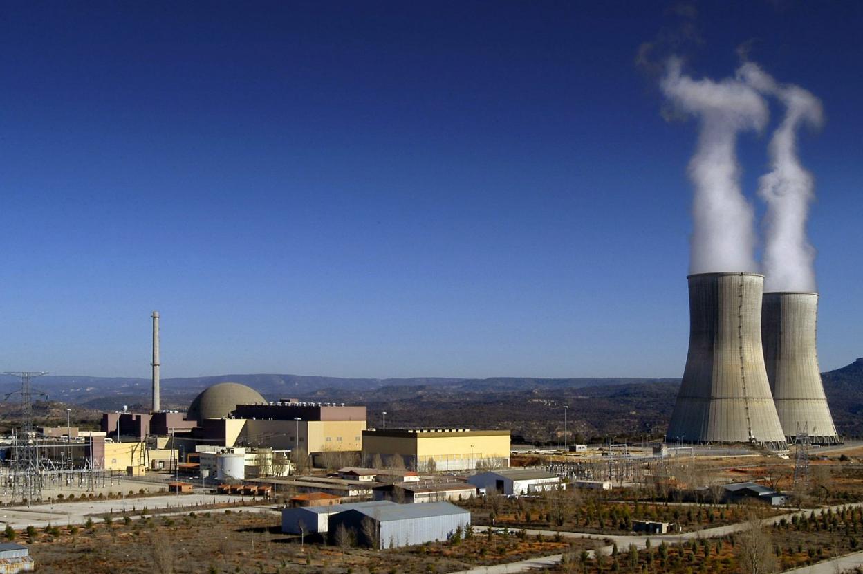 La central nuclear de Trillo, en Guadalajara. 