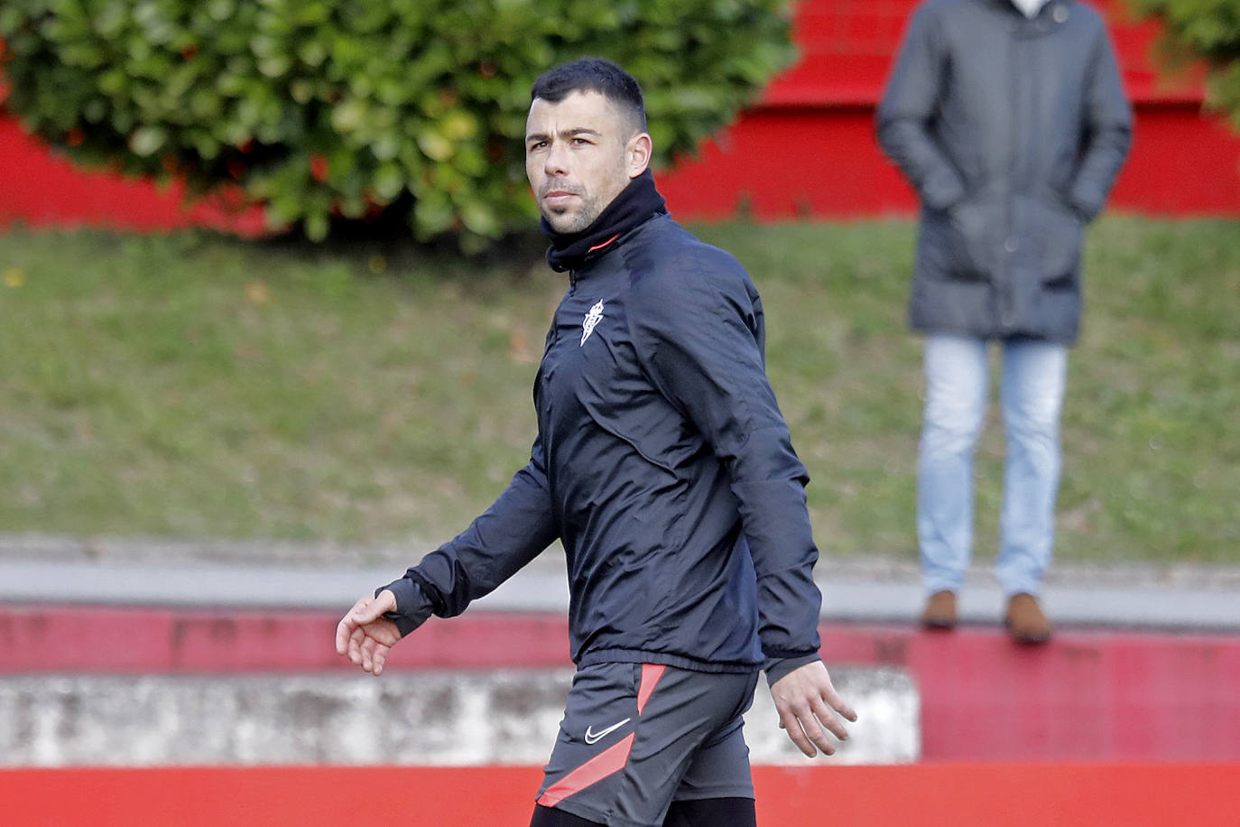 Fotos: Entrenamiento del Sporting (14/01/2021)