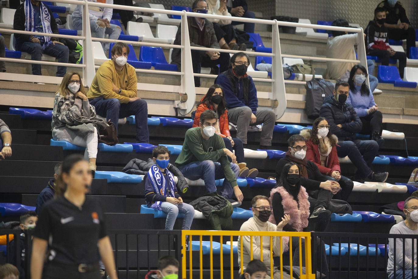 El equipo de Natxo Lezkano se impuso al Ourense tras un ajustado final en el que los gallegos estuvieron a punto de aguarle el estreno de año a los azules