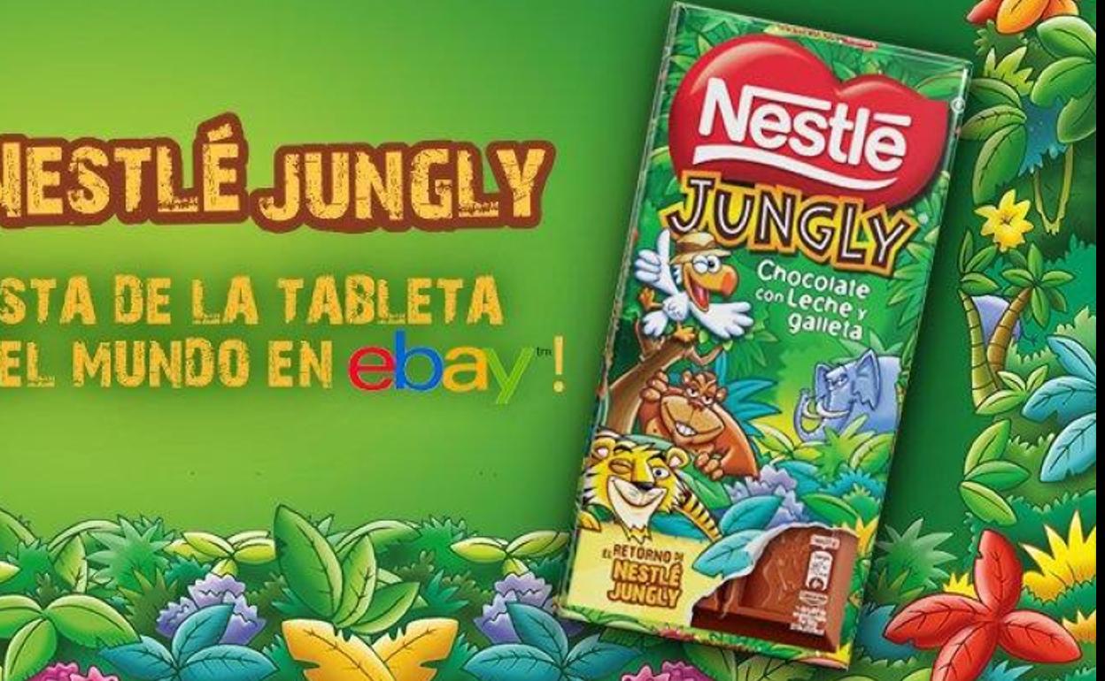 Nestlé subasta en Ebay la primera tableta de Nestlé Jungly 