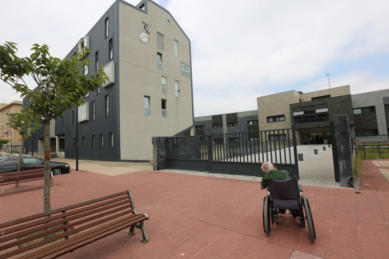 La residencia avilesina El Nodo, donde se ha detectado un brote de coronavirus. 