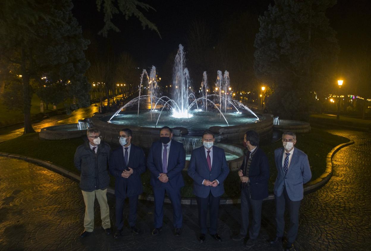 La puesta al día de las instalaciones de las fuentes del Campo San Francisco formó parte del acuerdo con Aqualia sobre sus responsabilidades contractuales que desbloqueó las liquidaciones de 2017 y 2018. 