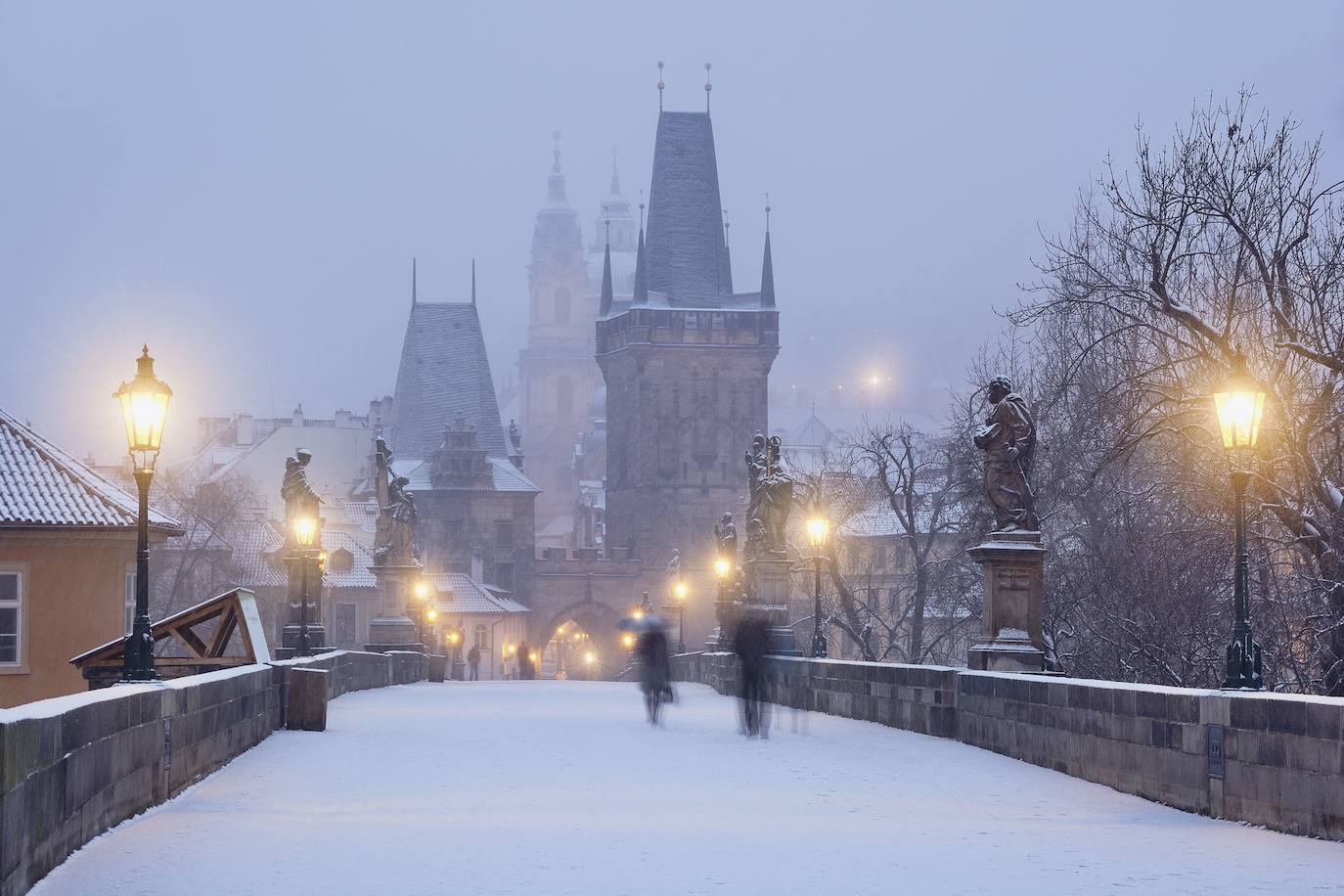 Puente Carlos en Praga (República Checa)