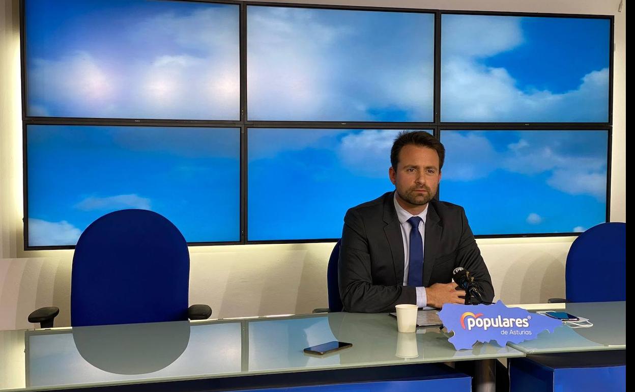 El secretario del PP de Asturias, Álvaro Queipo 