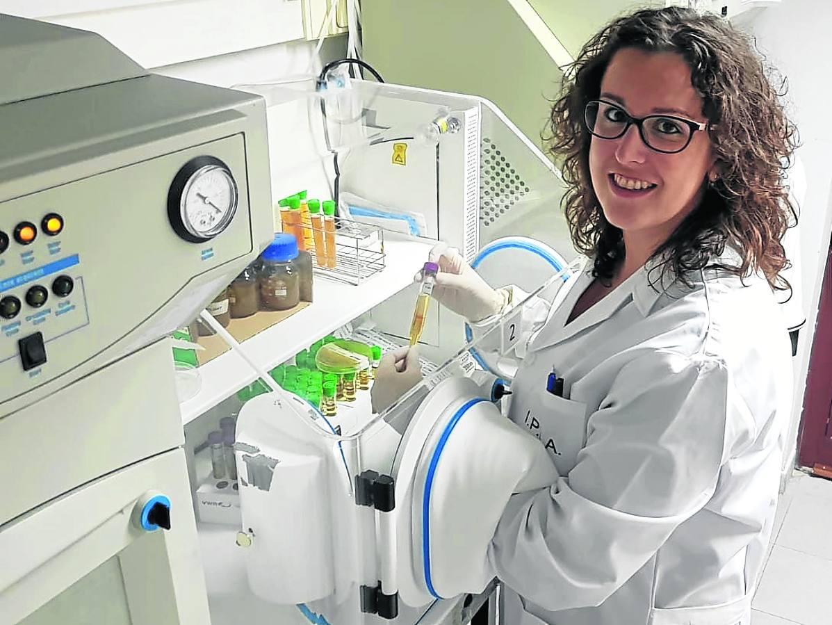 La bióloga Silvia Arboleya estudia la microbiota intestinal de los recién nacidos. 