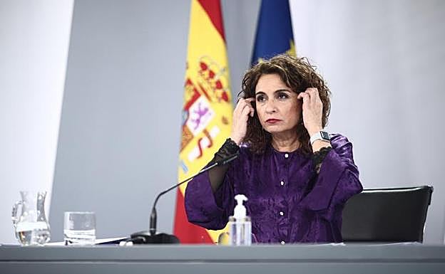 María Jesús Montero comparece tras el Consejo de Ministros. 