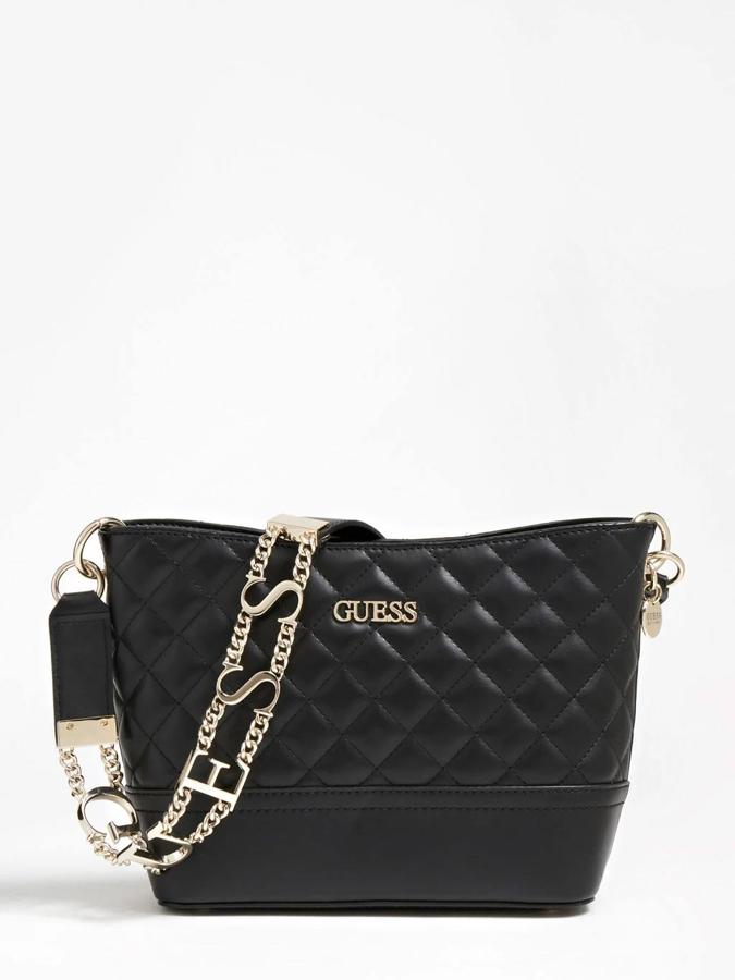 Bolso de hombro 'Illy' acolchado de Guess, 129 euros.