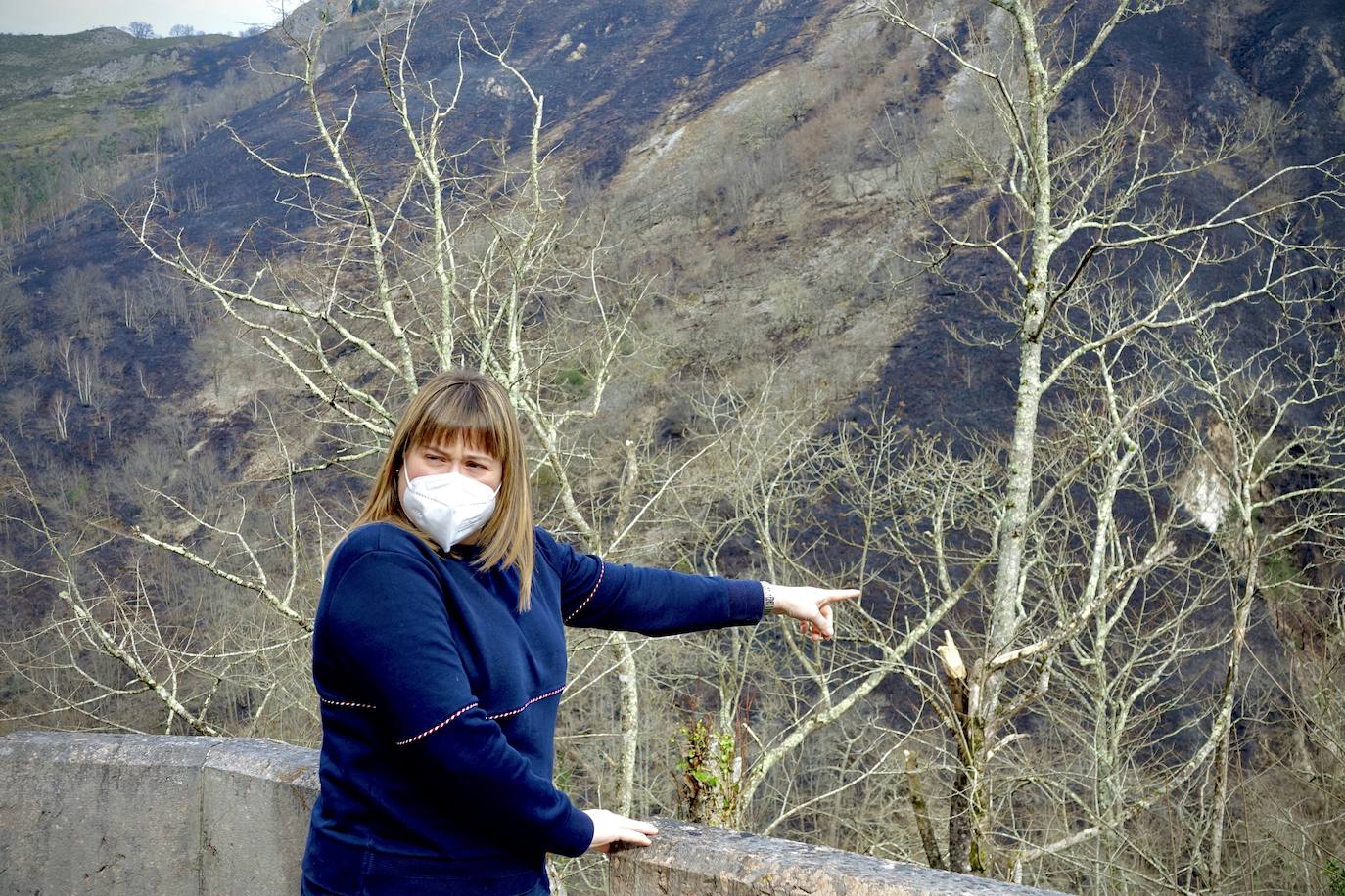 El fuego originado en el monte Priena afectó a 120 hectáreas y obligó a los bomberos a trabajar en su extinción toda la noche.  Pinche aquí para leer la crónica de todo lo occurido .