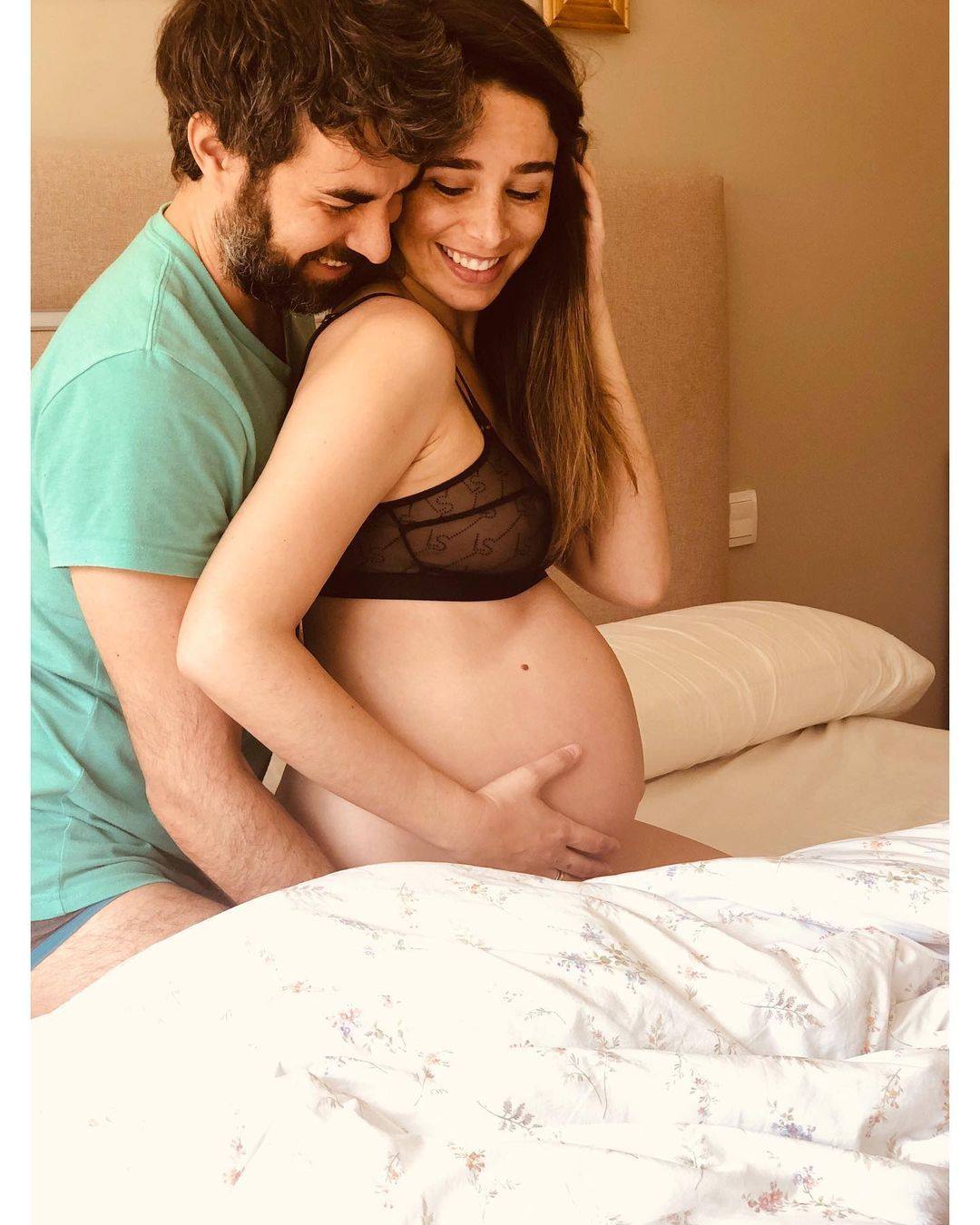 Los actores Candela Serrat y Daniel Muriel, antes del nacimiento de su hija Mérida.