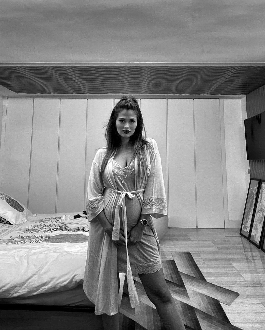 Sara Sálamo presumiendo de habitación durante el embarazo de Piero.