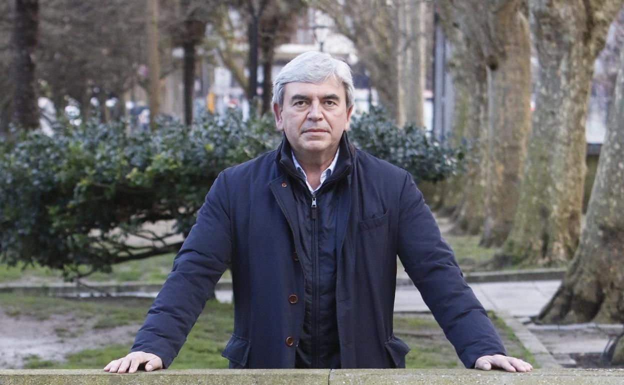 Mariano Marín, en el paseo de Begoña. 