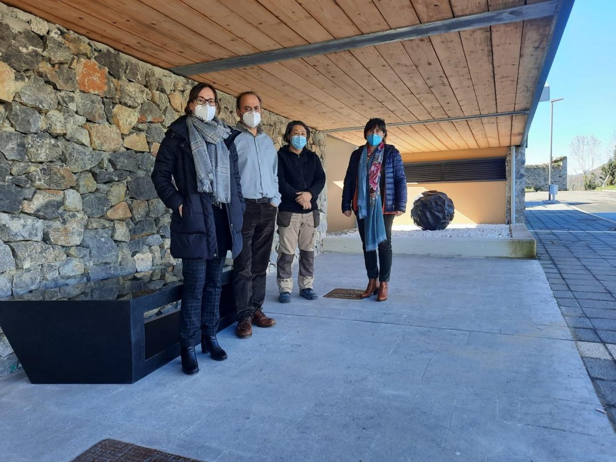 Nueva escultura de Tadanori Yamaguchi en Soto de Ribera
