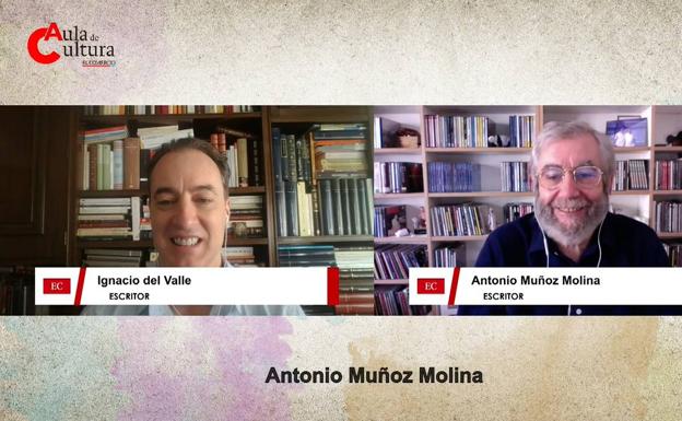 Directo: Antonio Muñoz Molina e Ignacio del Valle charlan sobre literatura en el Aula de Cultura